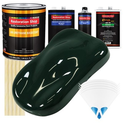 British Racing Green Gallon URETHANE BASECOAT CLEARCOAT Car Auto Paint Kit