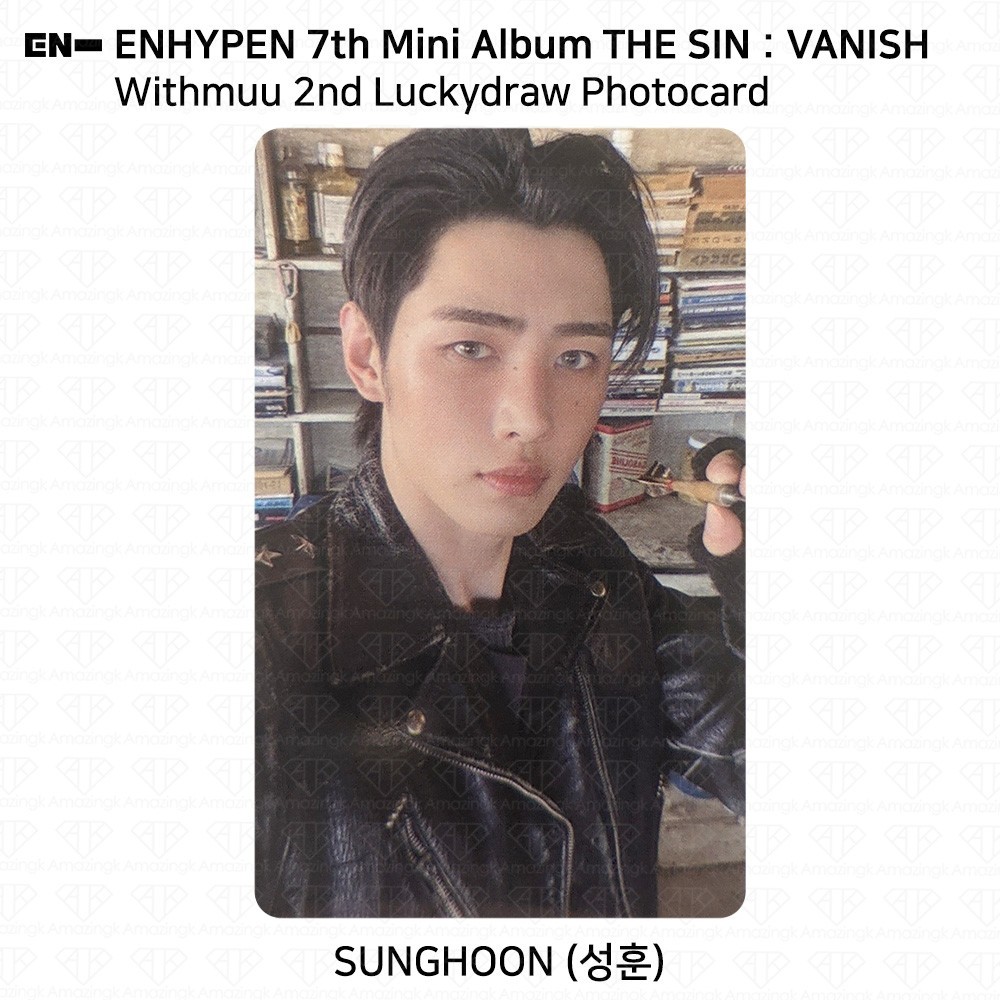 Enhypen 7th Mini Album The Sin : Vanish Withmuu 2nd LuckyDraw