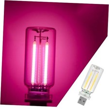 1 Pack Car LED Lights Interior, USB Light for Car Decor  Bedroom, 1 pack pink