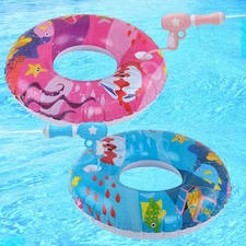 2 Sets Kids Pool Floats with Water for Aged 8-12 - Inflatable Swimming Pool T...