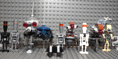 10 Lego Star Wars Droid minifigures sw0215 sw0216s sw0516 sw0441 sw0683 & More