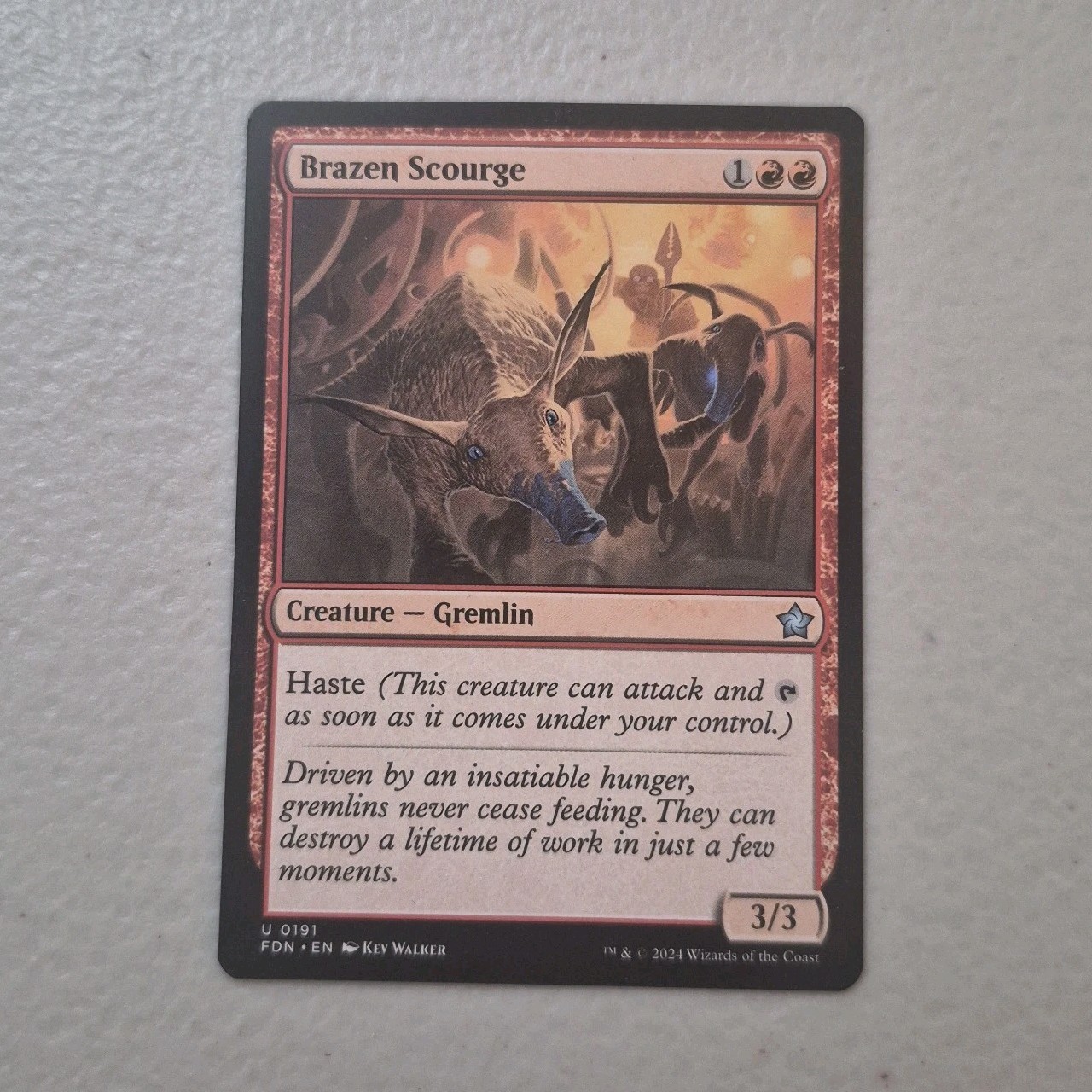 Brazen Scourge - Foundations #191 MTG NM 