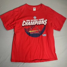 Vintage St. Louis Cardinals Shirt Mens Large MLB Baseball 2004 Champions Tee 200