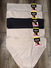 Maidenform  5-Pair Womens High Leg Bikini Seamless Underwear Nylon Blend A  M