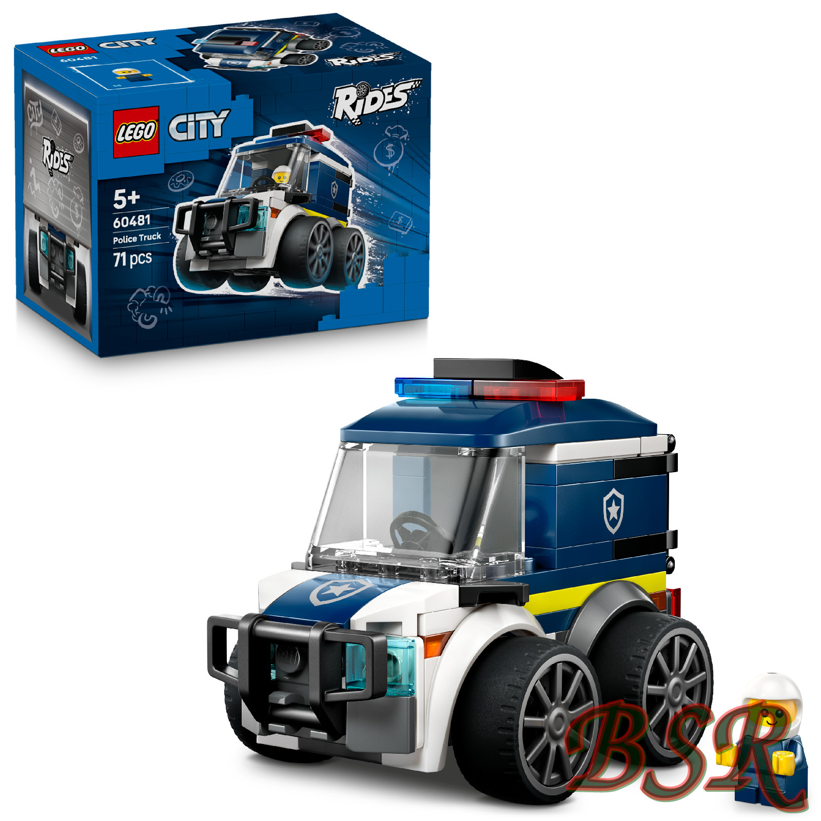 Lego City 60481 Coole Flitzer – Polizei-Truck - Bild 2