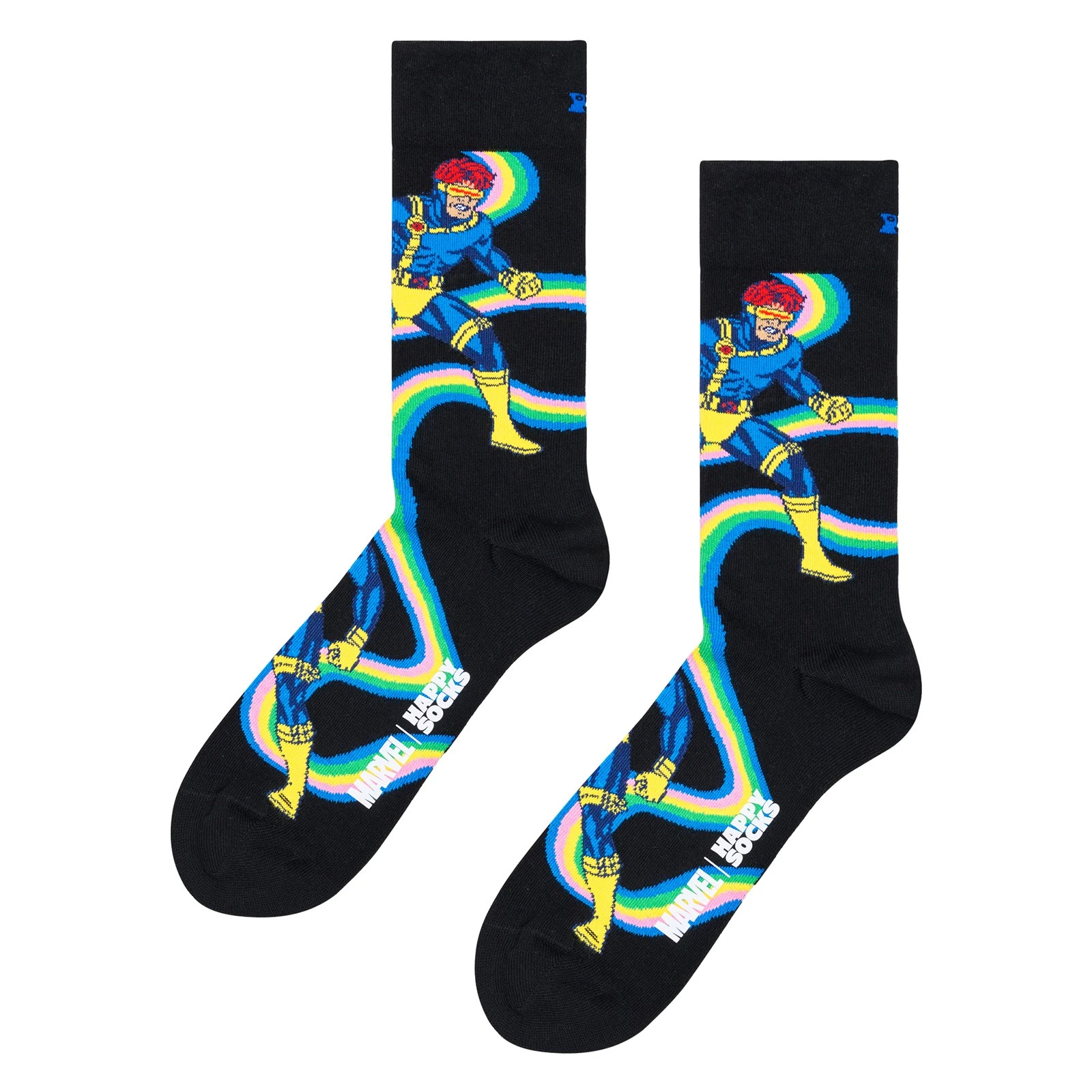 Happy Socks - Mens Marvel X-Men Cyclops Novelty Socks | Gift Idea