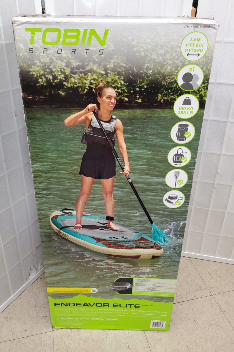 Tobin Sports Endeavor Elite 11'2” Inflatable Stand-up Paddle Board