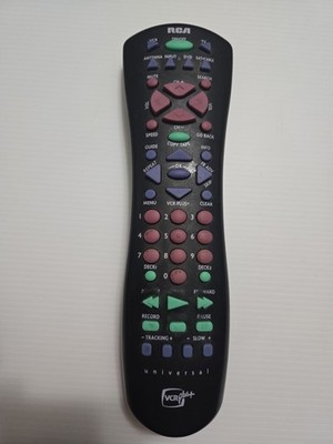 RCA Universal Guide Plus+ Gemstar Remote Control for TV VCR DVD AUX SAT/Cable