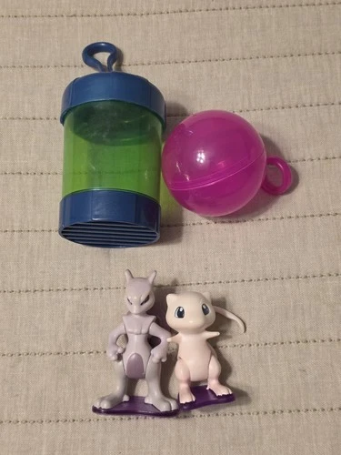 1999 Mew And Mewtwo Burger King Pokemon Toys Vintage