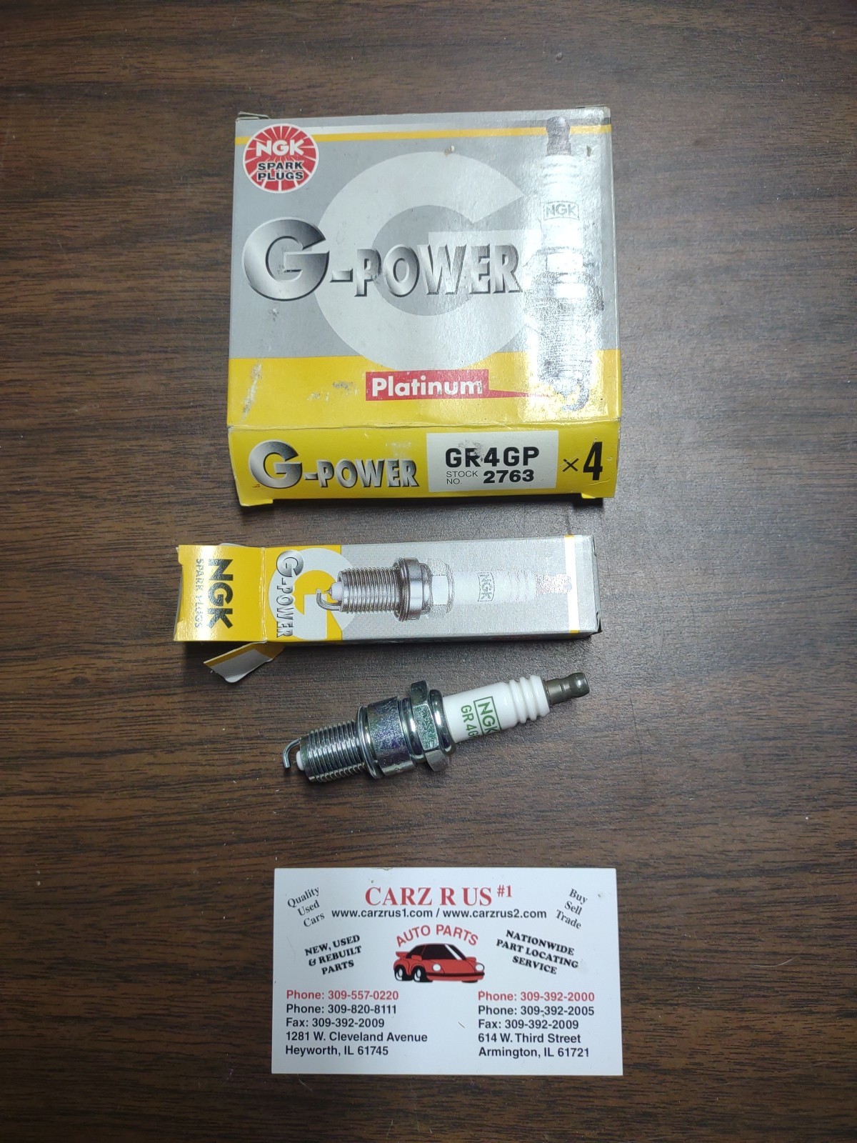 NGK 2763 G-Power Platinum Spark Plug Pack of 4-IPD