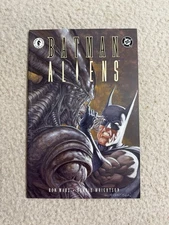 Batman Vs. Aliens #2 Bernie Wrightson DC Dark Horse Comics 1997 TPB 1st Print
