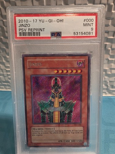 2010 Yu-Gi-Oh Jinzo PSV-000 PSA 10 