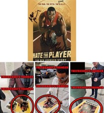 Shamier Anderson, King Bach +1 signed "BEN JOHNSON STORY" 8x10 Photo PROOF COA