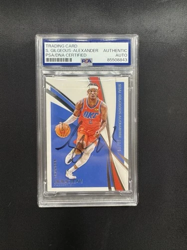Shai Gilgeous-Alexander signed autographed 2020-2021 Immaculate /99 PSA/DNA