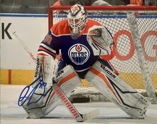 Calvin Pickard Signed 8x10 Photo Edmonton Oilers