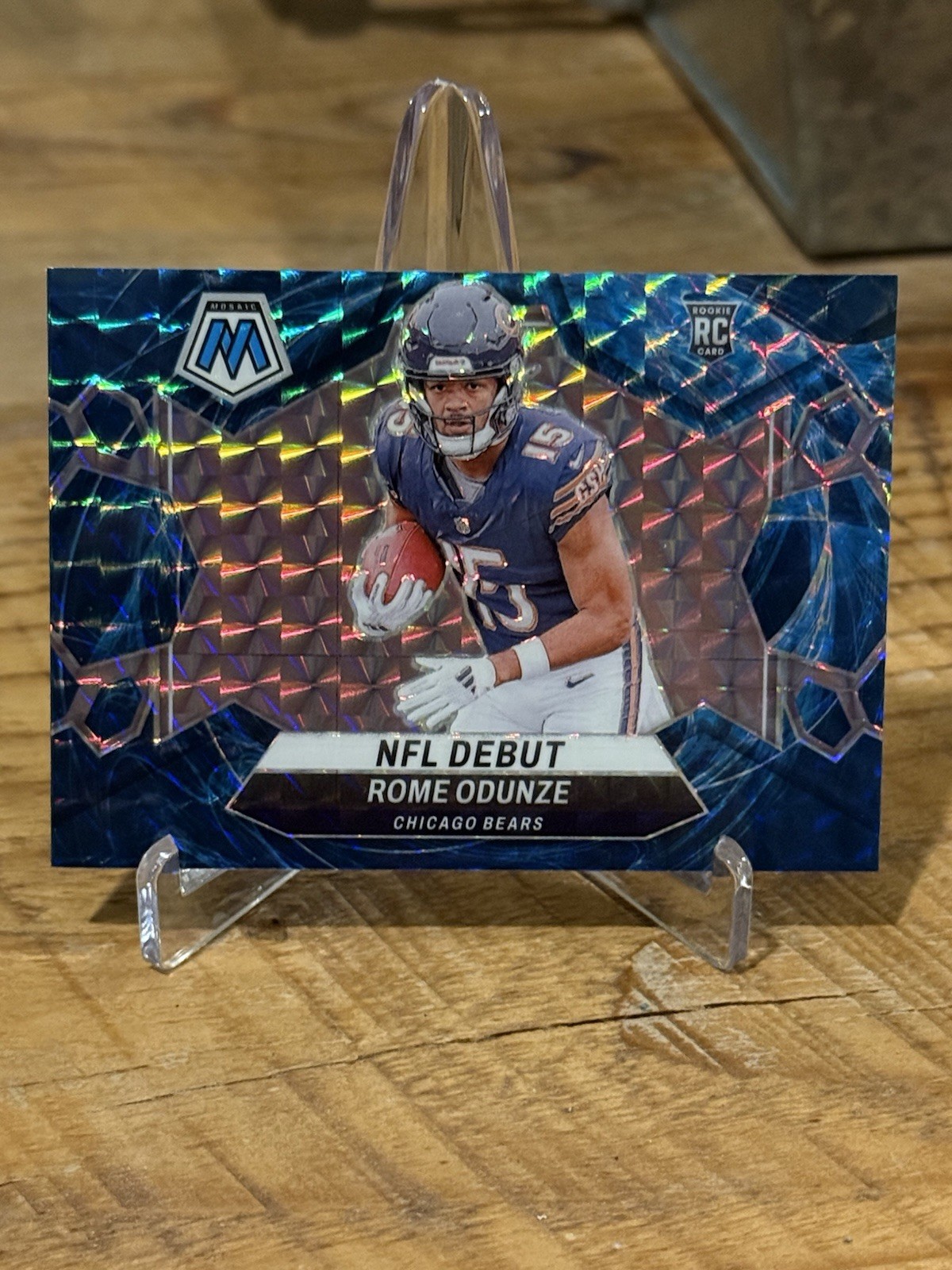 2024 Panini Mosaic - NFL Debut Rome Odunze #281 Genesis Mosaic Prizm (RC)