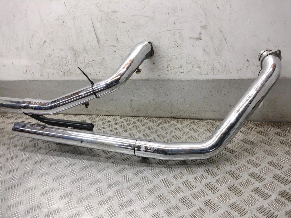 Harley Davidson Fatboy Fat Boy (FLSTF) 2001 FLSTF sistema de escape Foto 2 de 4