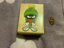 Rubber Stamp Marvin Martian One Mad 669D 19934 Looney Tunes Warner Bros Stamping