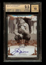 JACK NICKLAUS 2013 Leaf Sports Heroes Graded BGS 9.5 /10 Beautiful Auto