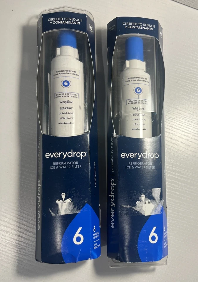 2pk Everydrop 6 Refrigerator Ice & Water Filter, Genuine - Image 2 of 4