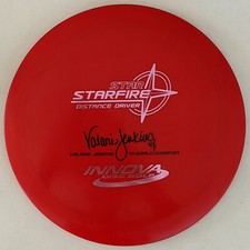 USED 7/10 INNOVA STAR STARFIRE 163g, 4x VALARIE JENKINS WORLD CHAMPION, PENNED