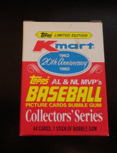 1962-'82 Topps K-Mart 20th Anniversary MVP Baseball set completo 44 carte NUOVO! - Foto 1 di 4