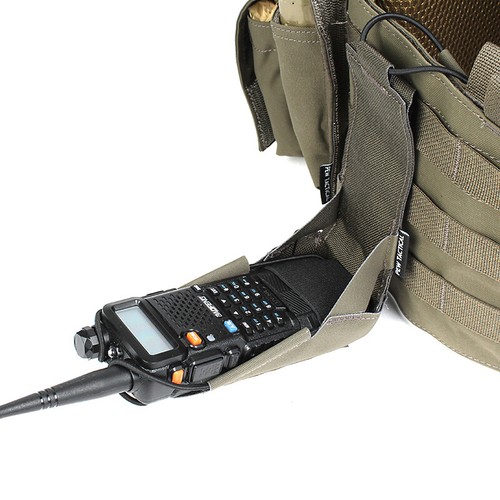 PEW Tactical Radio Pouch Gridlok BAOFENG/POFUNG UV5R UV82 Talkie Walkie Airsoft - Picture 9 of 19