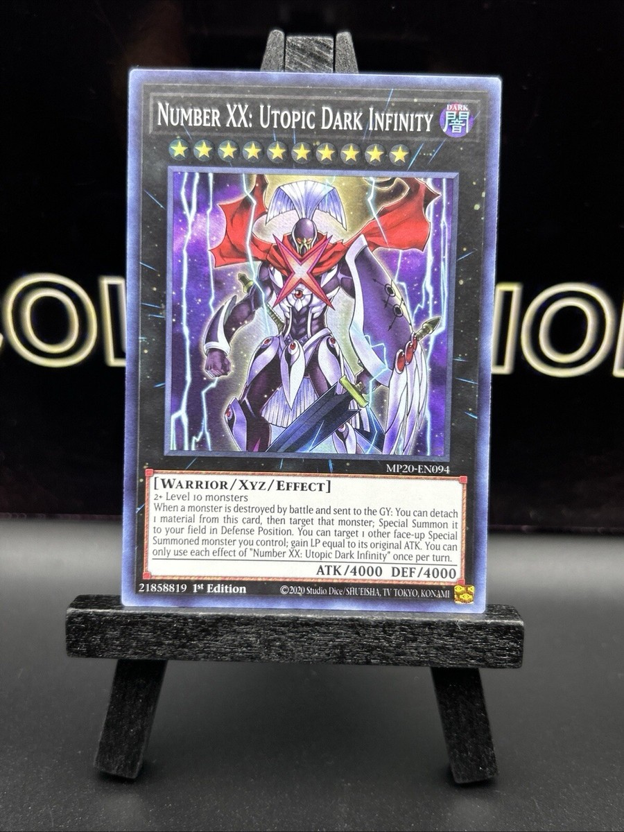 Number XX: Utopic Dark Infinity MP20-EN094 Super Rare 1st Ed