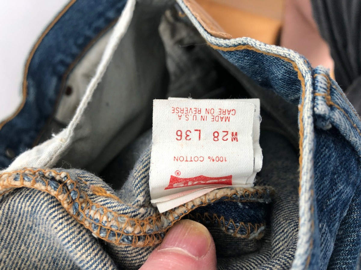 VINTAGE LEVIS 501 - 80's - USA - Blue - 28/36 VINTAGE LEVIS 501 - 80's - USA - Blue - 28/36