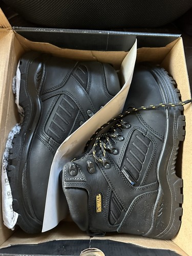 Dewalt Waterproof Steel Toe Men's Work Boots Black Size 9.5 X - Picture 7 of 12