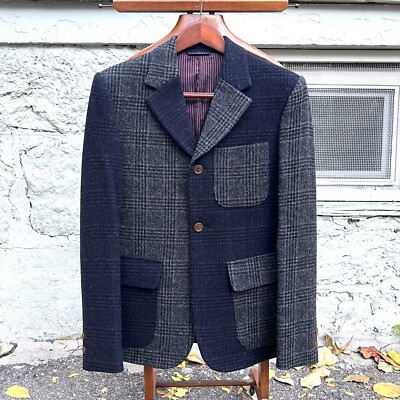 Vivienne Westwood （man 46） ダブルブレストジャケット Vivienne Westwood Mens Wool Houndstooth Check Blazer 46 IT | eBay