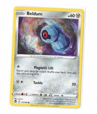 Pokemon Sword & Shield Silver Tempest Beldum 117/195 Common