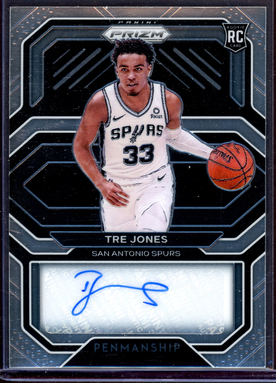 TRE JONES ~ 2020-21 Panini Prizm Basketball Rookie Penmanship #11 AUTO (B37)