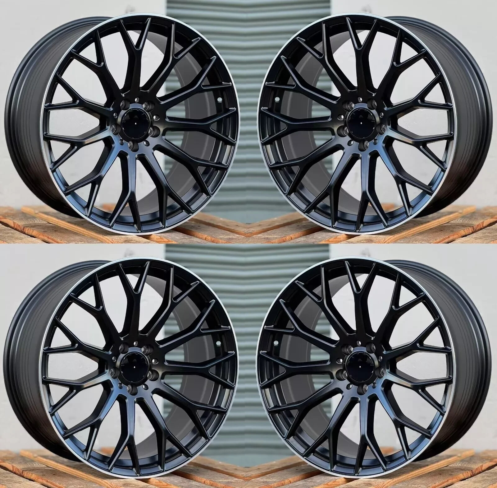 19x8.5/19x9.5 Wheels Fit Mercedes S550 S500 S430 E320 CL500 5x112 Rims 19