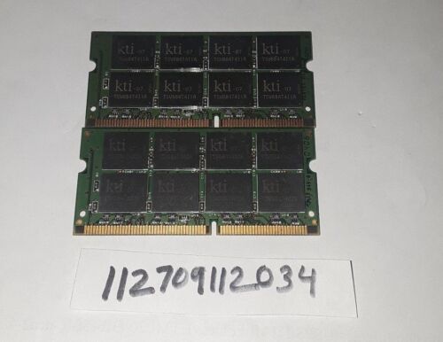 512MB ZESTAW 2X 256MB 16CHPS SDRAM SDR SD PC100 100MHZ 144-PIN SO-DIMM INTEL RAM   - Zdjęcie 1 z 1