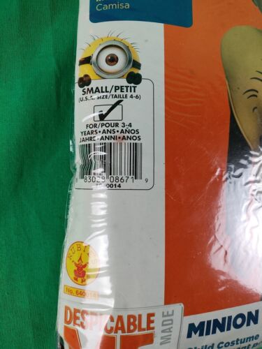 Child Foam Minion Shirt - Despicable Me Minions Movie, Small - Picture 3 of 8