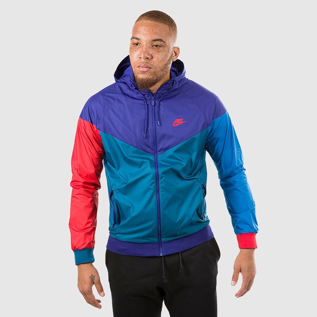 nike windrunner blue and red