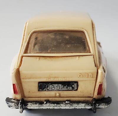 Citroën Ami 8 Blanche - Norev Plastique 1/43 - Sans Boîte