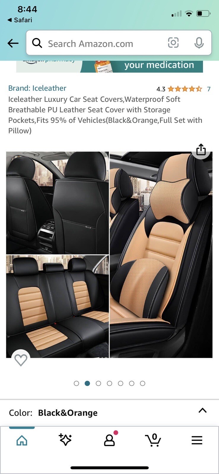 IceLeather Orange/Black seat covers for Hummer h3 (0610) eBay