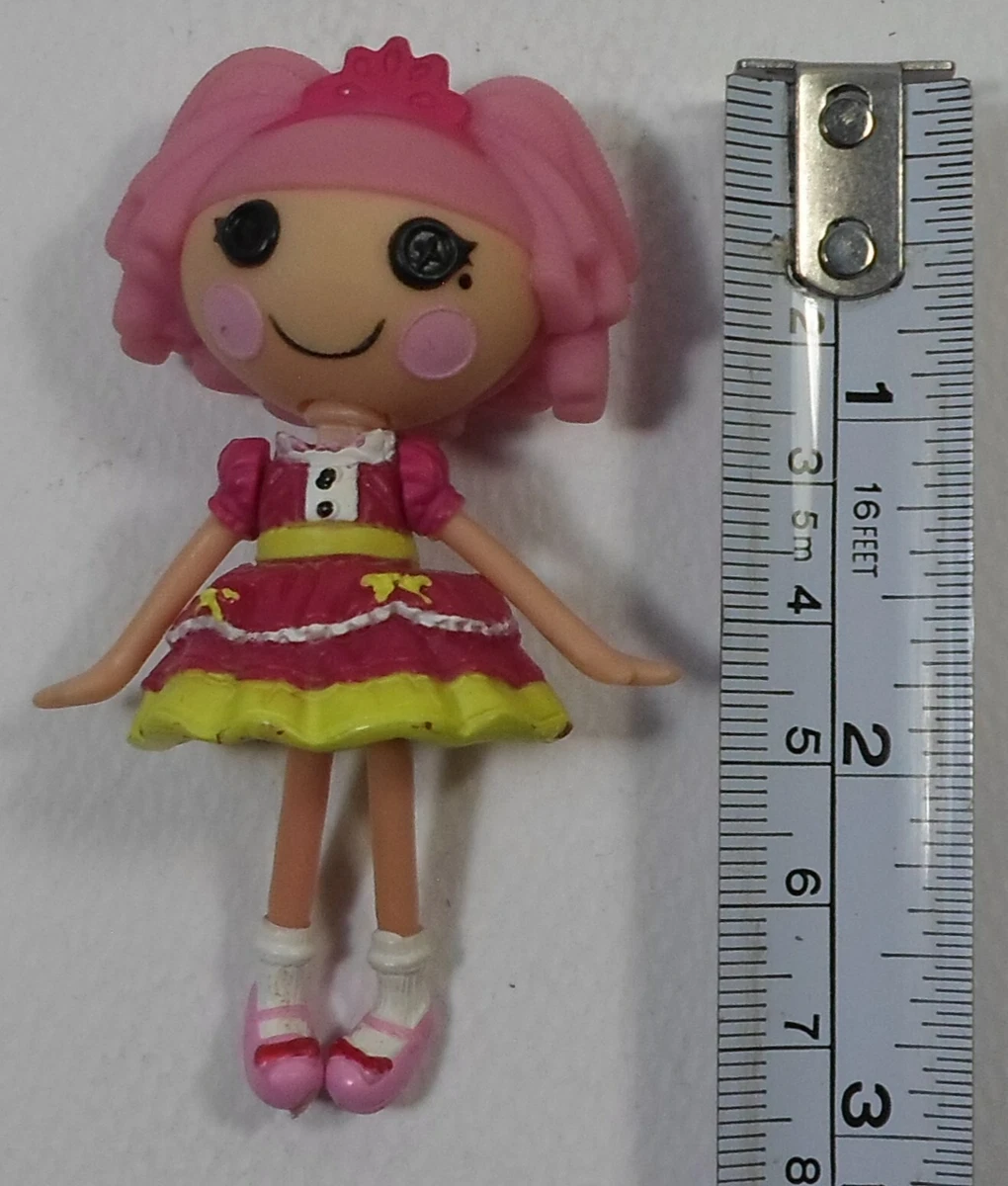 LALALOOPSY BUTTON EYES 3 PVC MINI DOLL w ARTICULATION BY MGA B