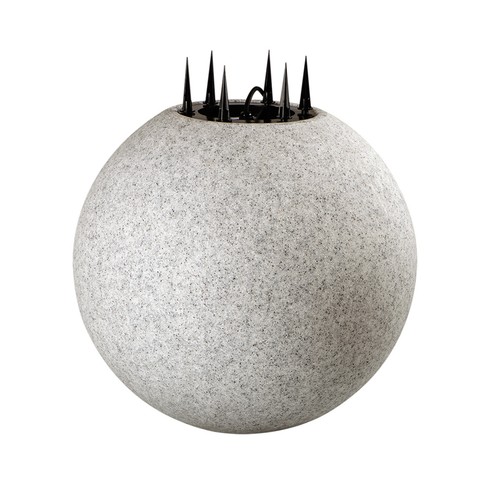 Garten Leuchtkugel STONO 30, IP65, inkl. E27-LED OSRAM 10W und 3m Kabel, Ø 30cm - Bild 9 von 10