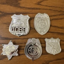 JARU Lot Of 5 Play, Fake Cosplay, Special Agent, Sheriff, Police