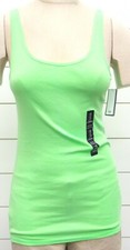 NWT Womens GAP Favorite Tank Top Neon Green - 806679