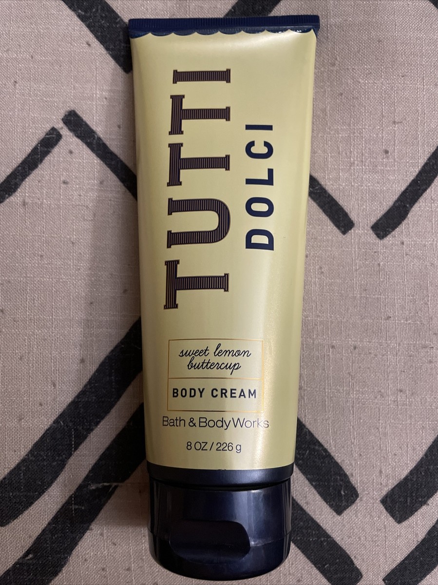 Bath Body Works Tutti Dolci Sweet Lemon Buttercup Body Cream Discontinued  New