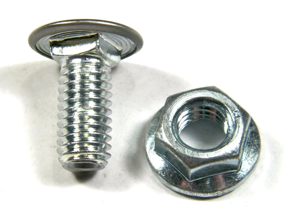 7/16 Bumper Bolts For GM 7/16-14 x 1 With Serrated Nuts (4 Pack) #94 - Image 4 of 4