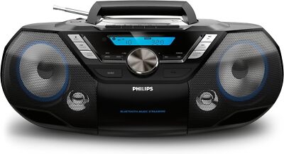 PHILIPS AZB798T/12 CD-Soundmaschine, CD Player Tragbar (Radio DAB+/UKW) schwarz