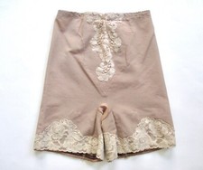 Vtg 50s 60s Emilio Pucci Formfit Rogers Taupe Ivory Lace Panty Girdle Shaper S