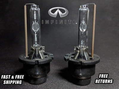 Set Of 2 OE HID Headlight Bulbs For 2003-2005 Infiniti G35 Low Beam - D2S 5000K