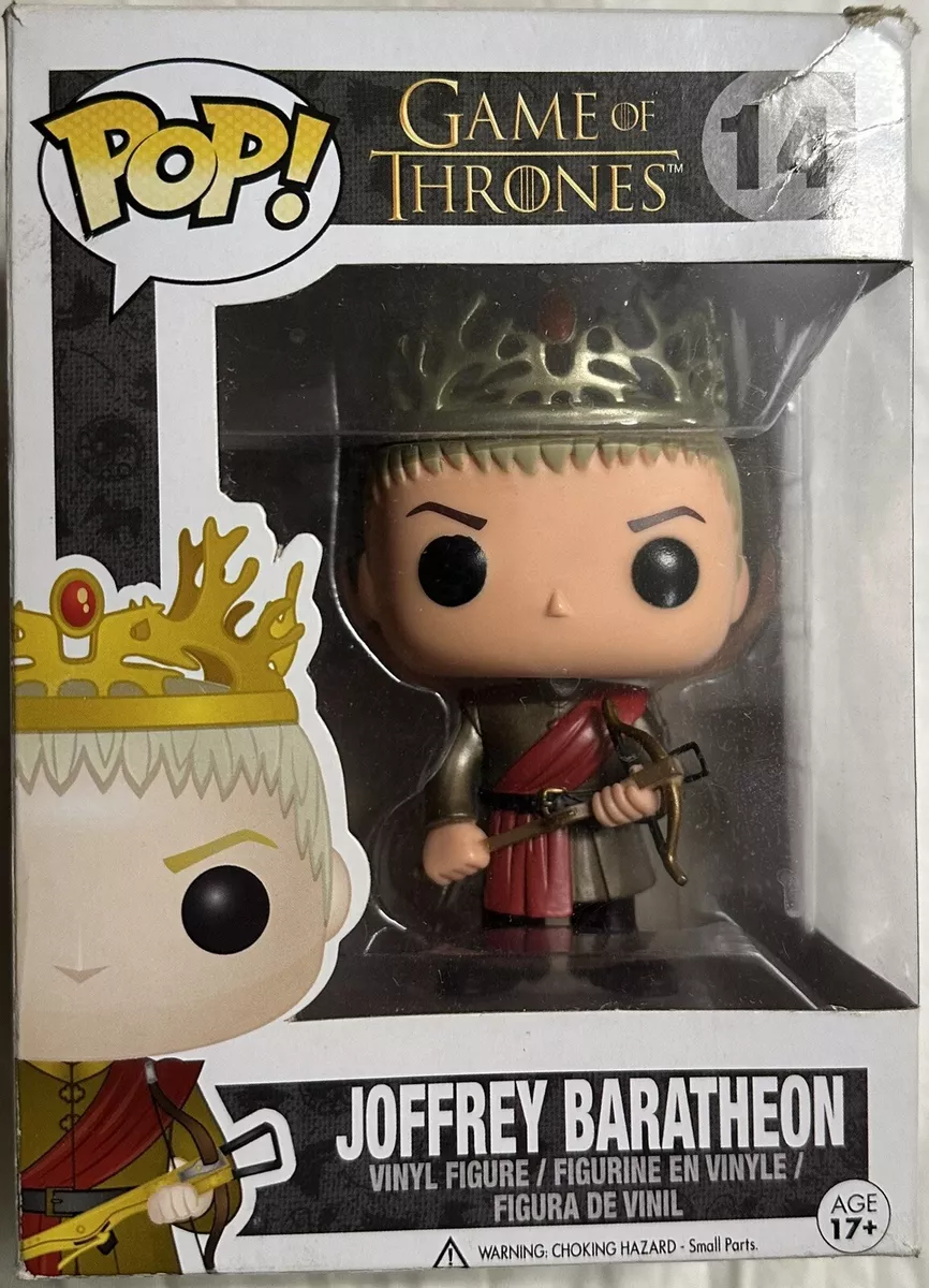 Funko Pop Game of Thrones Joffrey Baratheon 14 Vaulted Damaged Box