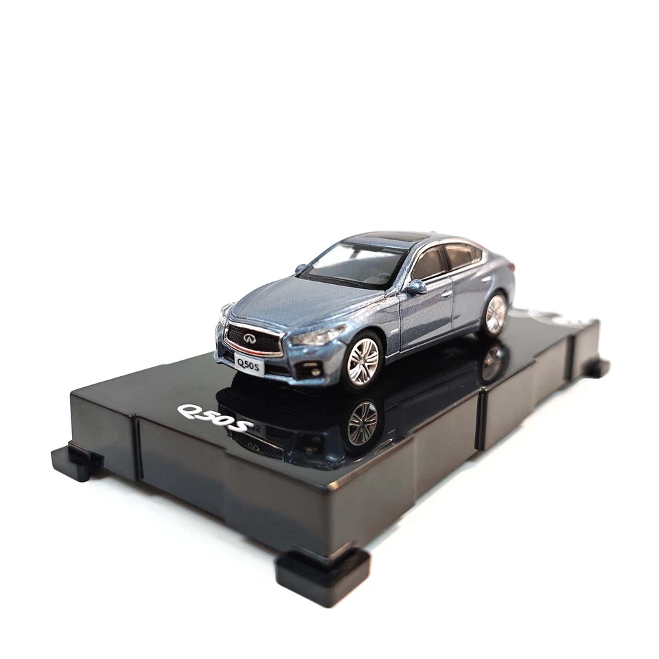 1:64 Infiniti Q50S Azul Diecast Modelo Coche Coleccionables Regalo Juguete Serie Paudi Foto 4 de 4